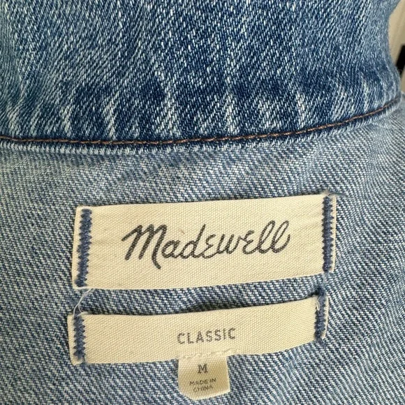 Madewell Denim Jacket Classic Wash – Size M - Picture 3 of 6